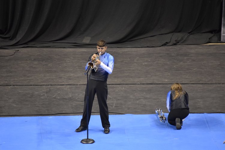 Soloist performing in Why So Blue?, 2023