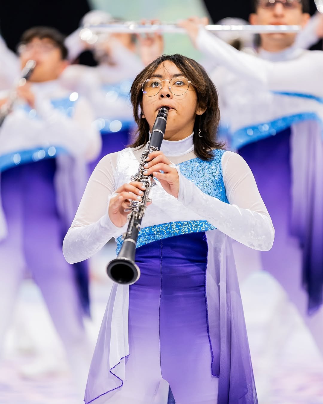 Ethereal clarinetist performing Clarity, 2025