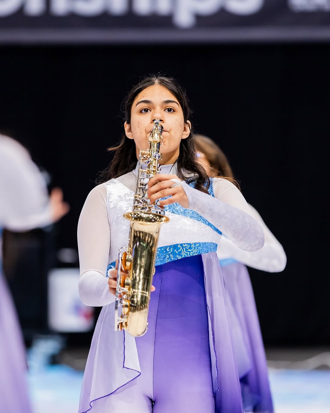 Ethereal saxophone soloist performing Clarity, 2025