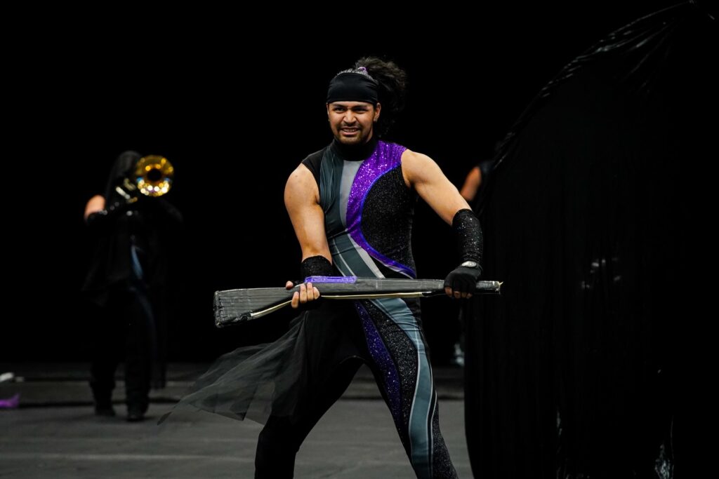 Ethereal guard member with rifle in Oblivion, 2026